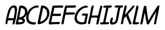 Aderyn Fat Italic Font LOWERCASE