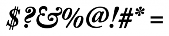 Adobe® Caslon™ Pro Bold Italic Font OTHER CHARS