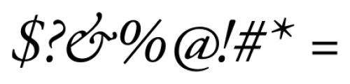 Adobe® Garamond® Pro Italic Font OTHER CHARS
