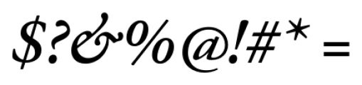 Adobe® Garamond® Pro Semibold Italic Font OTHER CHARS