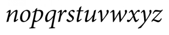 Adobe® Thai Italic Font LOWERCASE