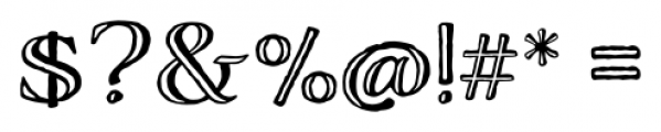 Adorn Engraved Expanded Font OTHER CHARS