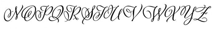 Adorn Pomander Smooth Regular Font UPPERCASE