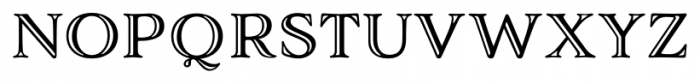 Adorn Serif Smooth Engraved Font LOWERCASE