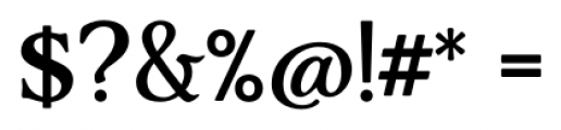 Adorn Serif Smooth Regular Font OTHER CHARS