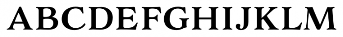 Adorn Serif Smooth Regular Font LOWERCASE