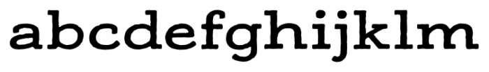 Adorn Slab Serif Bold Font LOWERCASE