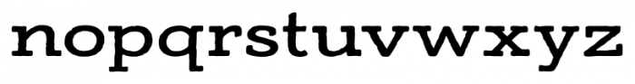 Adorn Slab Serif Bold Font LOWERCASE