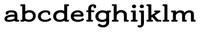 Adorn Slab Serif Smooth Bold Font LOWERCASE
