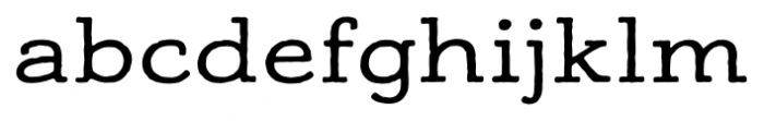 Adorn Slab Serif Font LOWERCASE