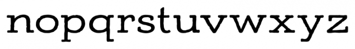 Adorn Slab Serif Font LOWERCASE