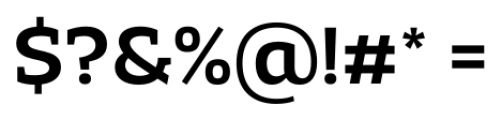 Adria Slab Medium Font OTHER CHARS