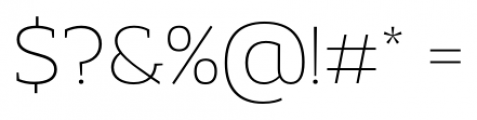Adria Slab Thin Font OTHER CHARS
