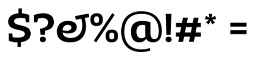 Adria Slab UprightItalic Medium Font OTHER CHARS