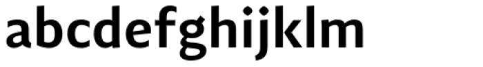 Adagio Sans SemiBold Font LOWERCASE