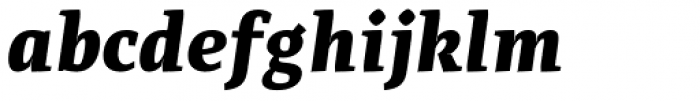 Adagio Serif Black italic Font LOWERCASE