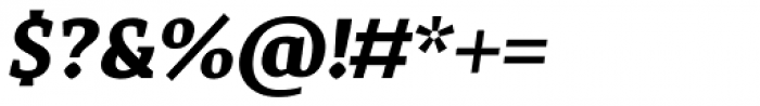 Adagio Serif Bold italic Font OTHER CHARS