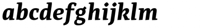 Adagio Serif Bold italic Font LOWERCASE