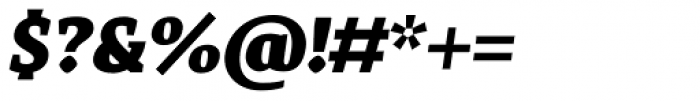 Adagio Serif Heavy italic Font OTHER CHARS