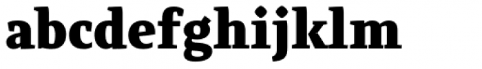 Adagio Serif Heavy Font LOWERCASE