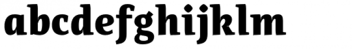 Adagio Serif Script Black Font LOWERCASE