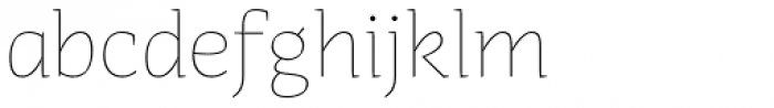 Adagio Serif Script ExtraLight Font LOWERCASE