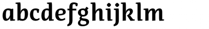 Adagio Serif Script SemiBold Font LOWERCASE