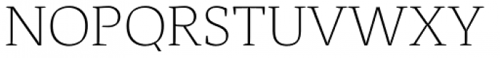 Adagio Serif Script Thin Font UPPERCASE