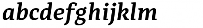 Adagio Serif SemiBold italic Font LOWERCASE