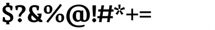 Adagio Serif SemiBold Font OTHER CHARS