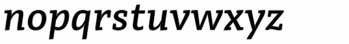 Adagio Slab Medium italic Font LOWERCASE