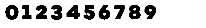 Adair Chunky Font OTHER CHARS
