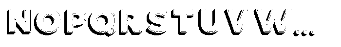 Adair Full Font UPPERCASE