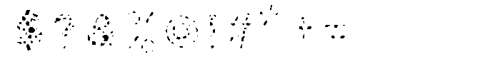 Adair Spotted Font OTHER CHARS