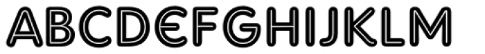 Adam Gorry Inline Font LOWERCASE