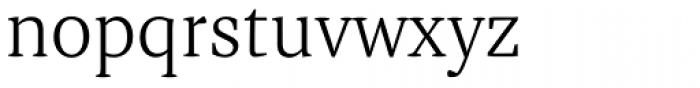 Adam Serif Thin Font LOWERCASE