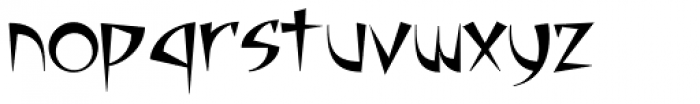 Adamantium Fang Font LOWERCASE