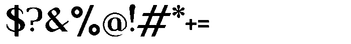 Adaptable Bold Sans Font OTHER CHARS
