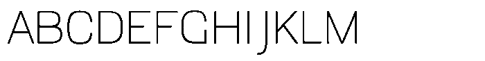 Adaptable Light Sans Font UPPERCASE