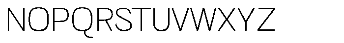 Adaptable Light Sans Font UPPERCASE