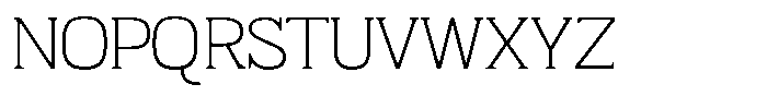 Adaptable Light Serif Font UPPERCASE