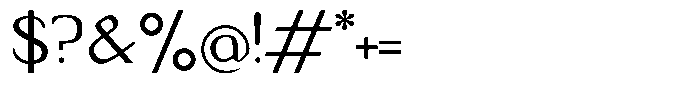 Adaptable Medium Sans Font OTHER CHARS
