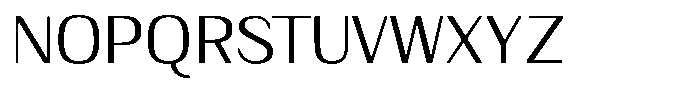 Adaptable Medium Sans Font UPPERCASE