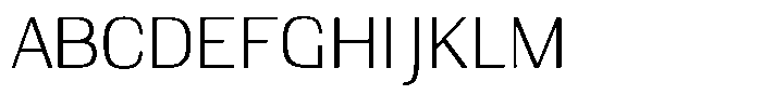Adaptable Regular Sans Font UPPERCASE