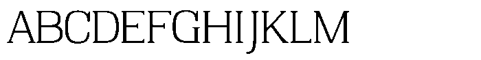 Adaptable Regular Serif Font UPPERCASE