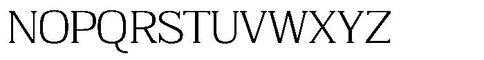 Adaptable Regular Serif Font UPPERCASE