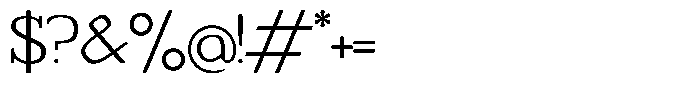 Adaptable Regular Slab Font OTHER CHARS