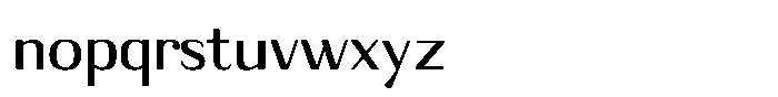 Adaptable Semibold Sans Font LOWERCASE