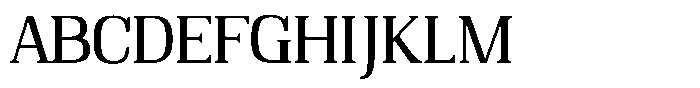 Adaptable Semibold Serif Font UPPERCASE