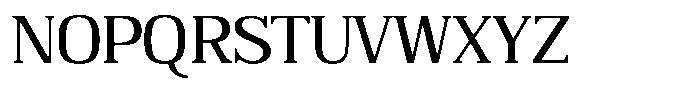 Adaptable Semibold Serif Font UPPERCASE